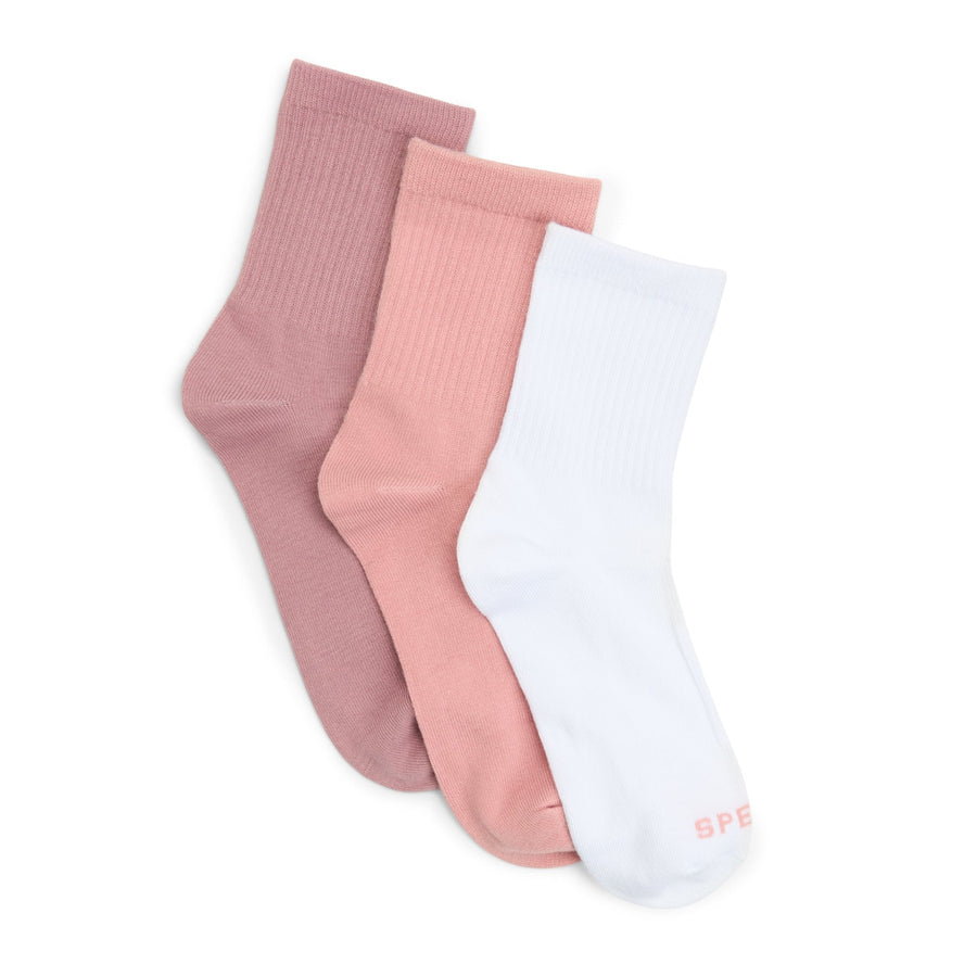 Ladies 3-Pack Short Crew Socks image 1